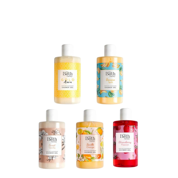 The Bath Factory Shower Gel Set 5 x 50 ml